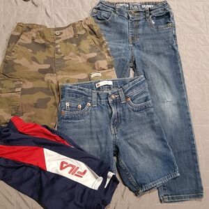 Fila Athletic Shorts and Denim Jeans Bundle